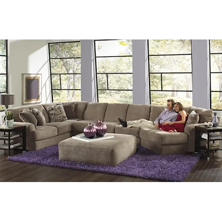 Six Seat Sectional Sofa